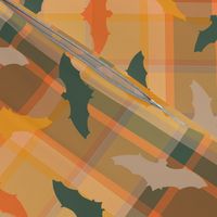 Fall Colored Bats - Plaid