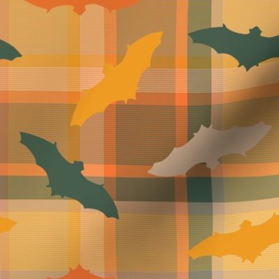Fall Colored Bats - Plaid