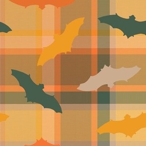 Fall Colored Bats - Plaid