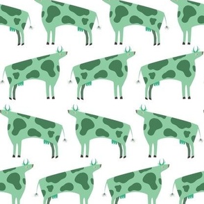 Cows white