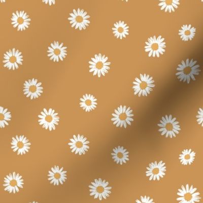 medium // Daisies on Amber Gold