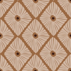 Boho Wall Flowers - Sand on Sante Fe - Medium