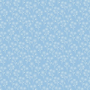 Spring tiny florals blue