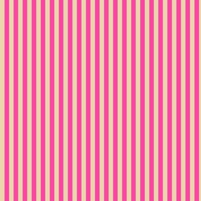Hot Pink and Beige Stripes