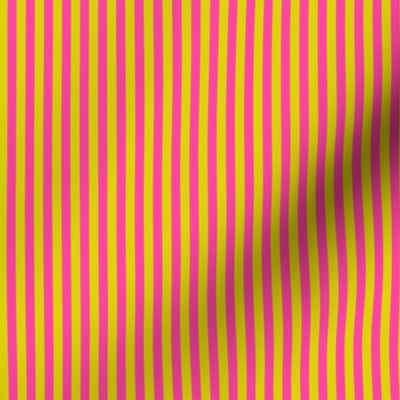 Lime and Hot Pink Stripes