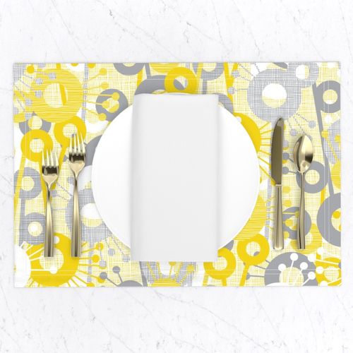 Sticks & Spots, Stripes & Dots: Lemon Pewter