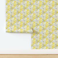 Sticks & Spots, Stripes & Dots: Lemon Pewter