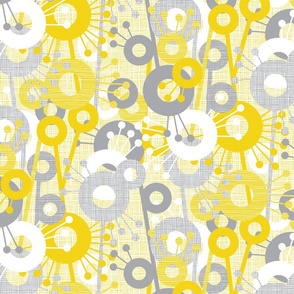 Sticks & Spots, Stripes & Dots: Lemon Pewter