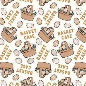Basket Case - Easter basket and eggs - neutrals  - LAD22