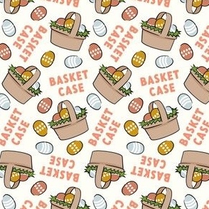 Basket Case - Easter basket and eggs - cream  - LAD22
