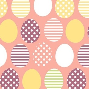 Colourful cute Easter eggs