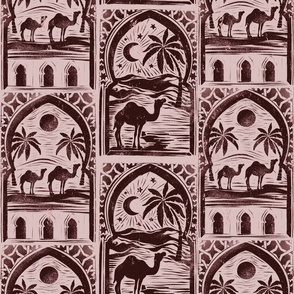 Adventure Sahara block print