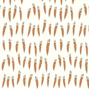 carrots - brighter orange on cream 