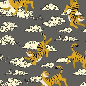 year of the tiger - grey