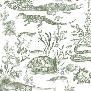Animal Toile Fabric, Wallpaper and Home Decor | Spoonflower