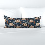 Little Camper - large - midnight and copper