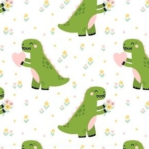 Spring dinosaur