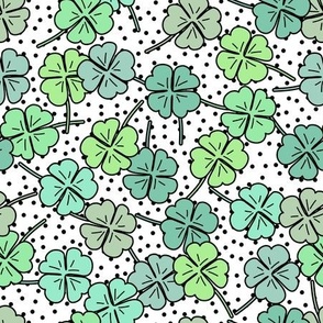 ST PATRICKS CLOVER-SPOTS