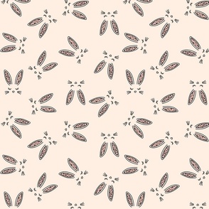 LEOPARD PRINT BUNNIES-CREAM