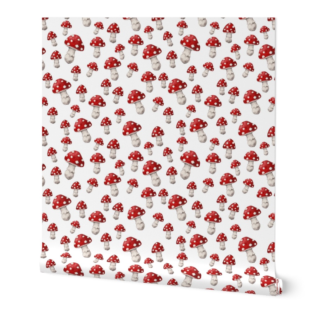 MUSHROOM Red and White // large