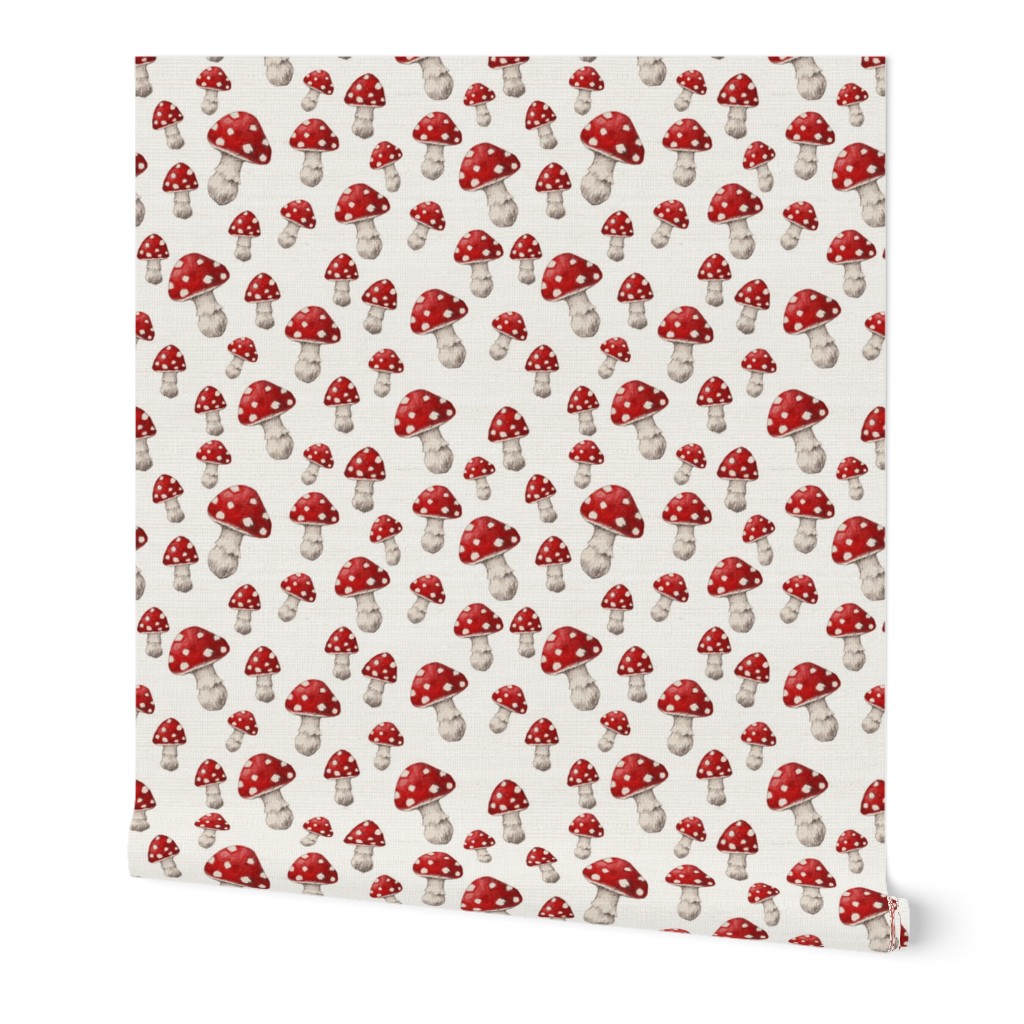 MUSHROOM Red and White // large