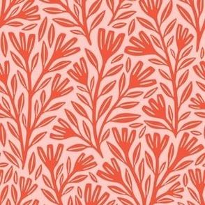 Blodyn Floral | Medium Scale | Red Pink