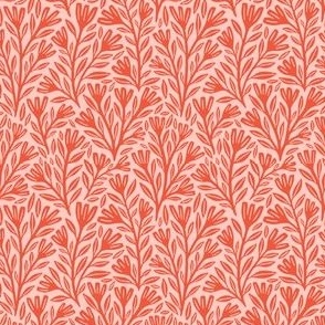 Blodyn Floral | Small Scale | Red Pink