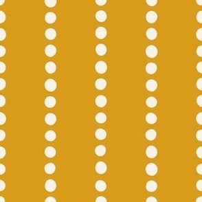 Dotty Stripe | Medium Scale | Mustard Yellow