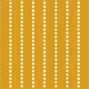Dotty Stripe | Small Scale | Mustard Yellow