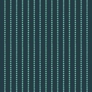 Dotty Stripe | Extra Small Scale | Navy Teal