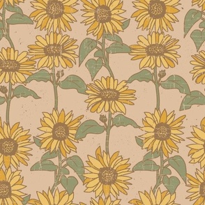 Sunflowers Vintage