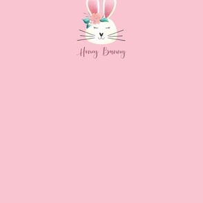Vector Little Cute Rabbit On Pink Stock Vector (Royalty Free) 561724300 |  Shutterstock