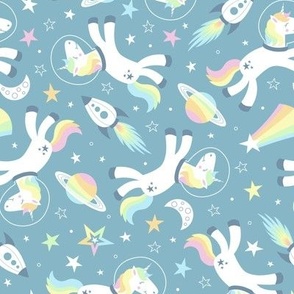 Magical Space Unicorns (Light Teal)