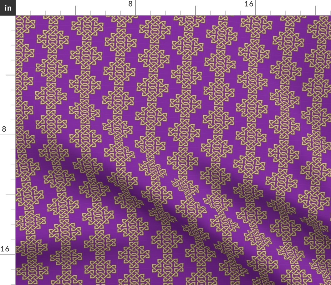 Celtic Knotwork Purple small