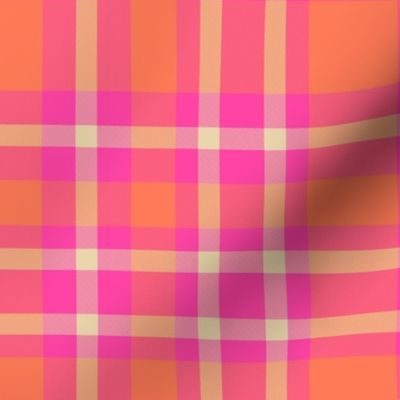 Papaya Plaid DesignerSpr22 Medium