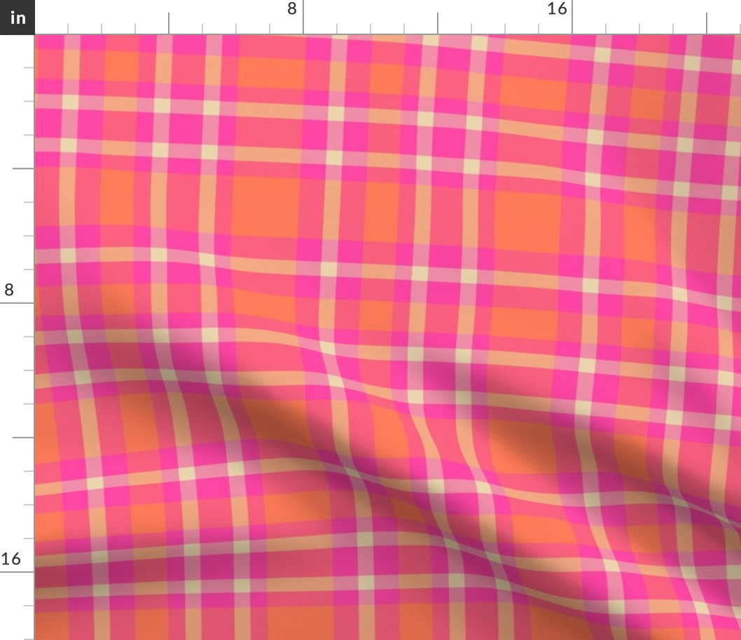 Papaya Plaid DesignerSpr22 Medium