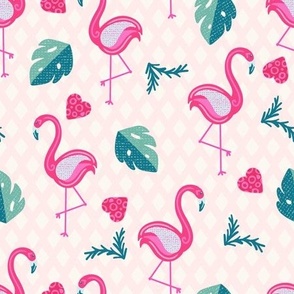 Flamingo Hearts