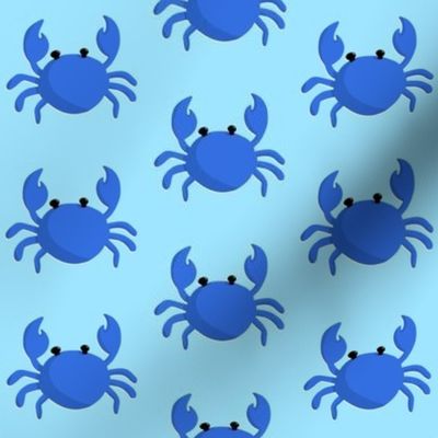 Crab Blue on Blue