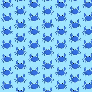 Crab Blue on Blue