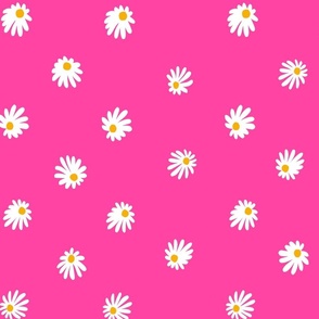 Daisy Dots Designerspr22 Hot Pink