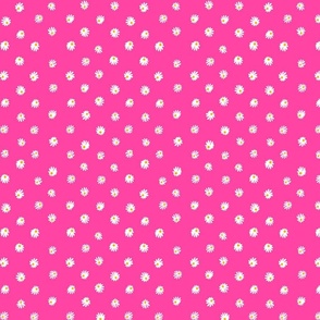 Daisy Dots Hot Pink Medium