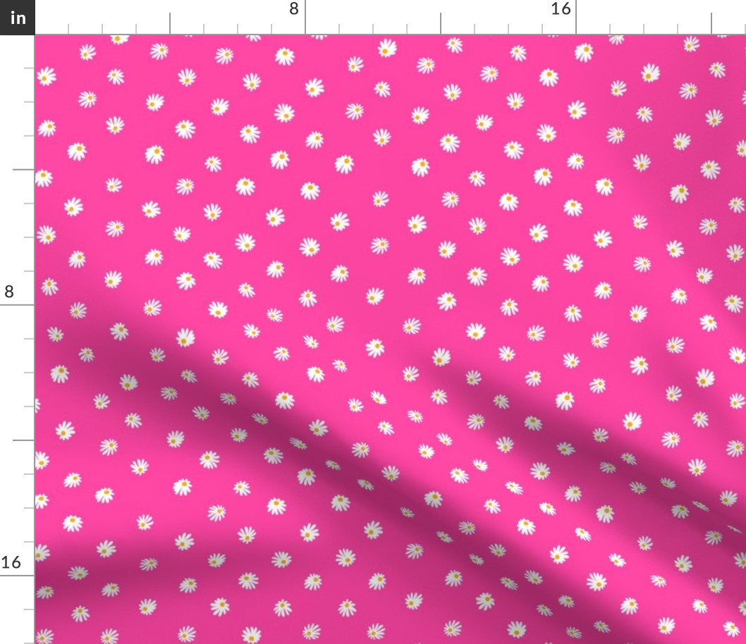 Daisy Dots Hot Pink Medium