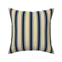 Navy Stripes on Sand Small