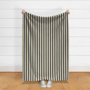 Navy Stripes on Sand Small
