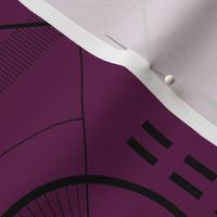 African Geometries- Purple (M)