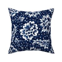 Indigo Blue Floral