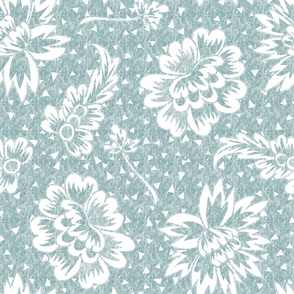 Light Green Vintage Floral