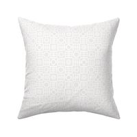 Scandinavian Checker Blooms - Offwhite and White - MED