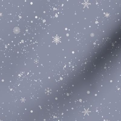 Snowy Winter Storm (Gray)