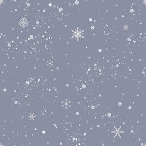 Snowy Winter Storm (Gray)